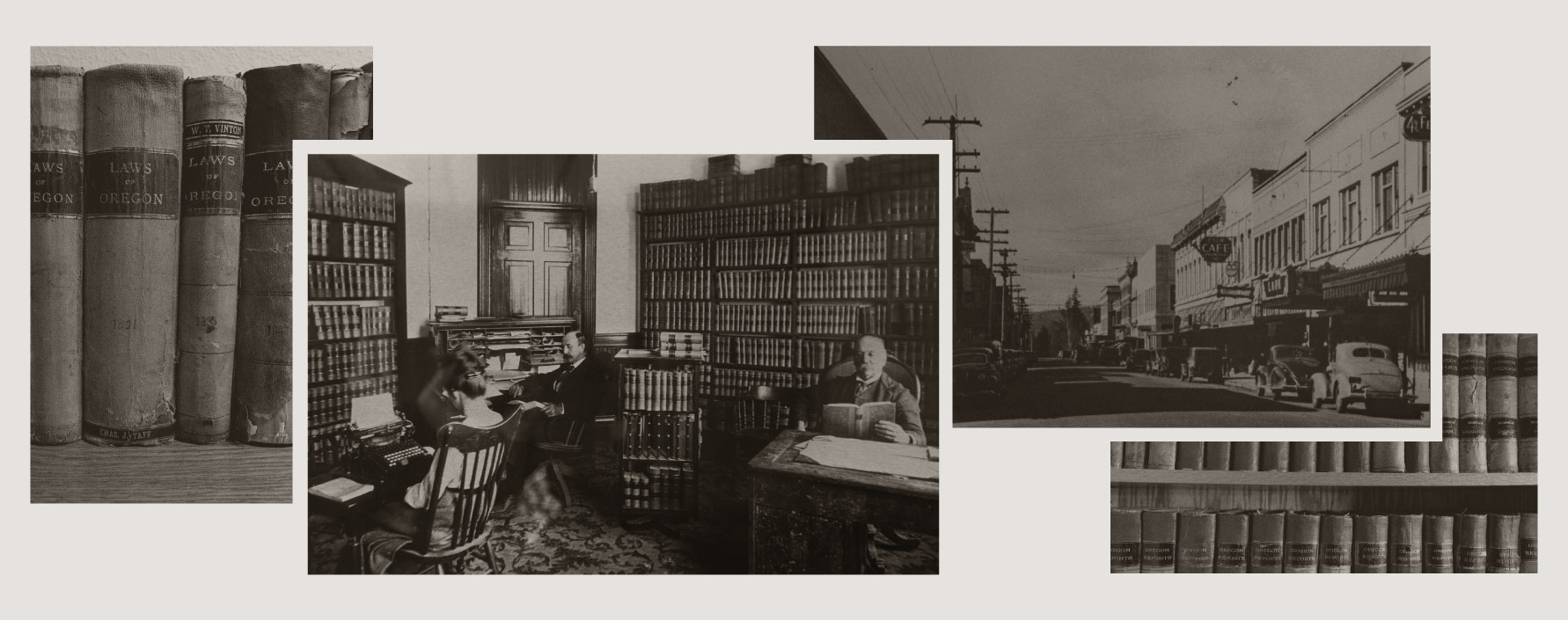Historical photographs from Haugeberg, Rueter, Gowell, Fredericks & Higgins, P.C. 